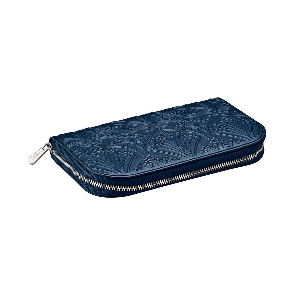 WOLF X LIBERTY Navy All Over Ianthe Small Jewellery Portfolio