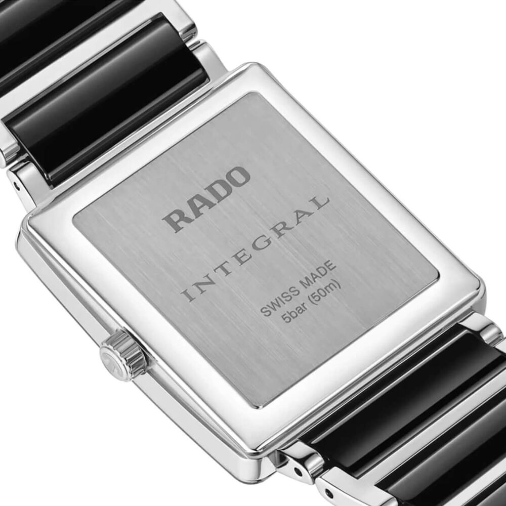 Rado Integral Diamonds 31.5mm Black Dial Stainless Steel Bracelet Watch image number 3