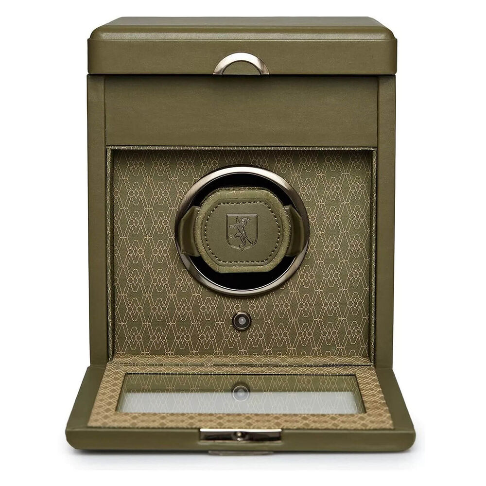 WOLF Earth Single Watch Winder Olive