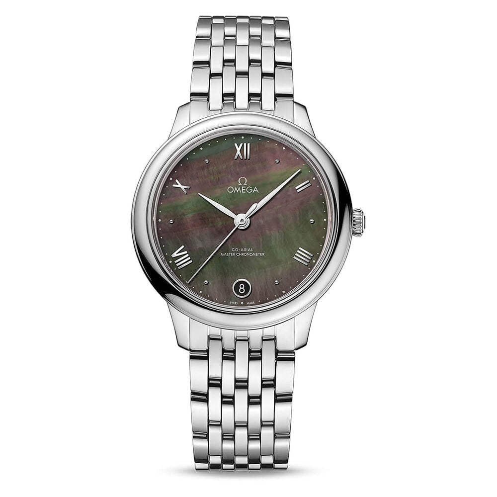 OMEGA De Ville Prestige Co-Axial Master Chronometer 34mm Grey Dial Bracelet Watch