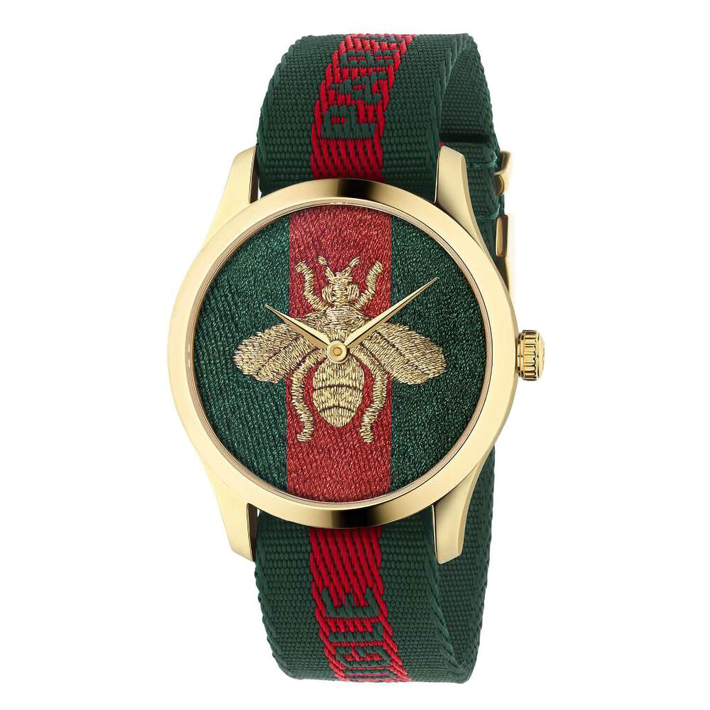 Gucci G-Timeless Le Marché des Merveilles 38mm Striped Dial Watch