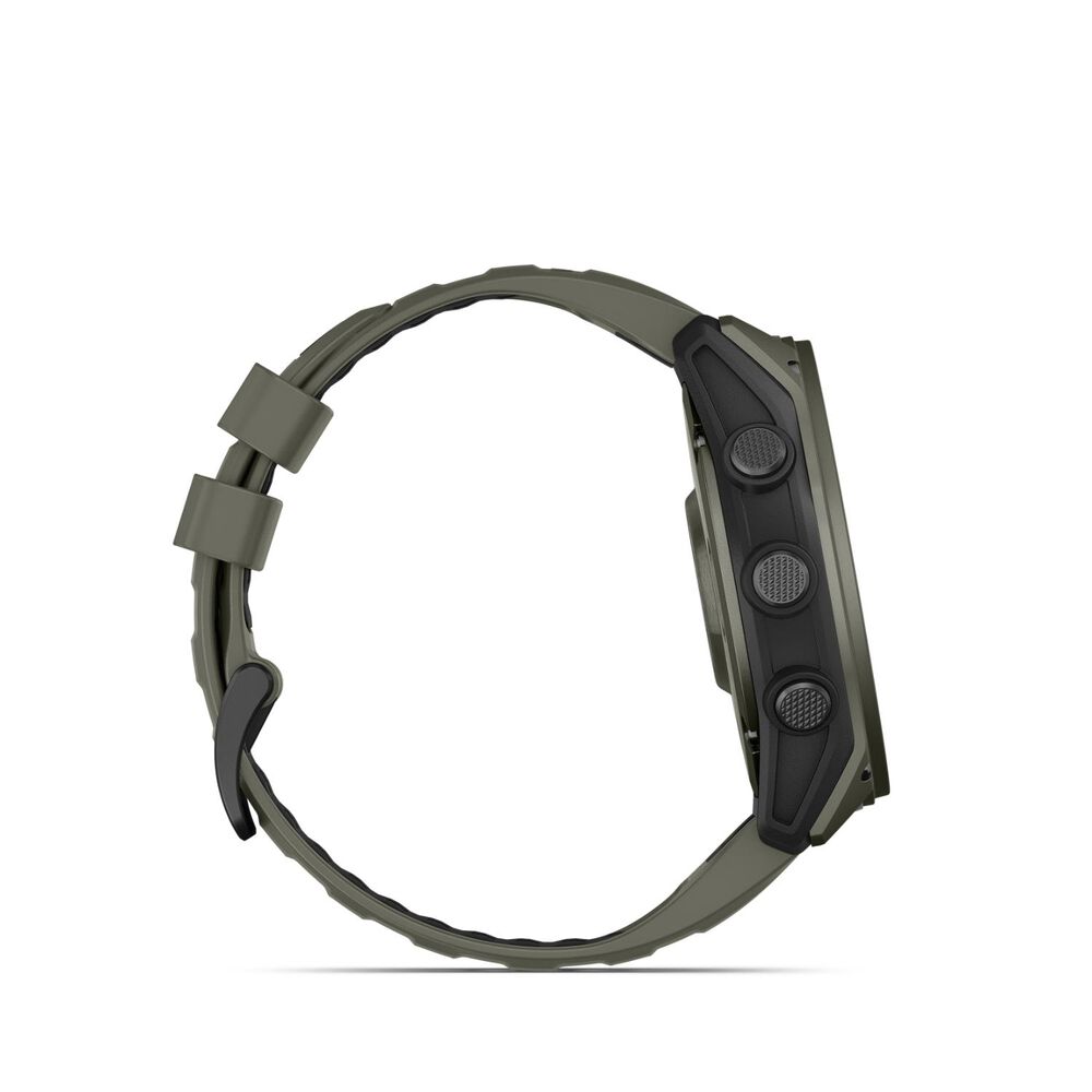 Garmin tactix 8 AMOLED Cerakote 51mm Olive Green Silicone Strap Watch image number 7