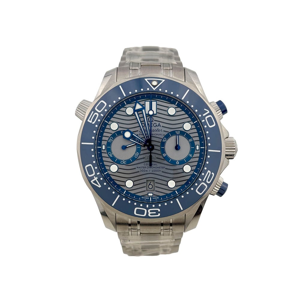 Pre-Owned OMEGA Seamaster Diver 300M Chronograph 44mm Grey Dial Steel Bracelet Watch image number 0