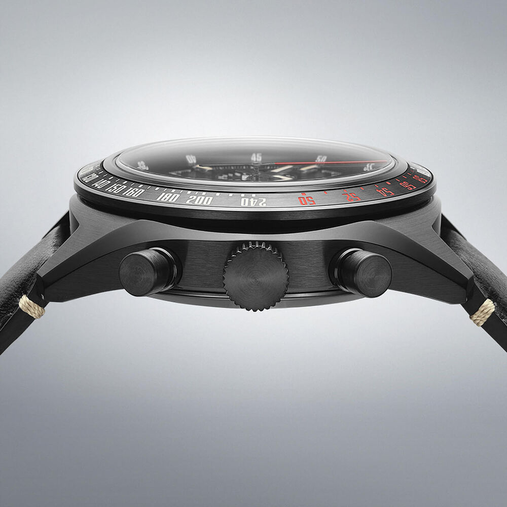 Seiko Prospex Speedtimer x DATSUN Fairlady Z Limited Edition 42mm Dial Leather Strap Watch image number 4