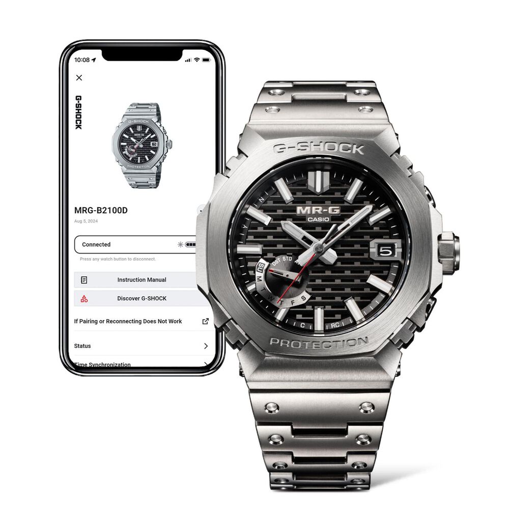 G-SHOCK MR-G 49.5mm Dial Black Titanium Bracelet Watch image number 4
