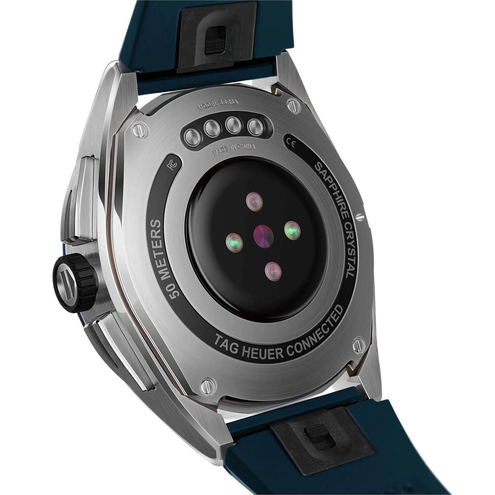 TAG Heuer Connected 45mm Touch Screen Blue Rubber Strap Watch