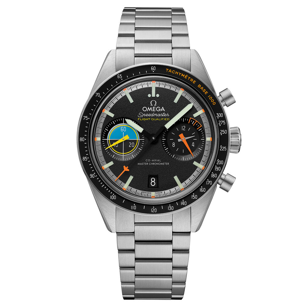OMEGA Speedmaster Pilot 40.85mm Black Dial Steel Bracelet Watch image number 0