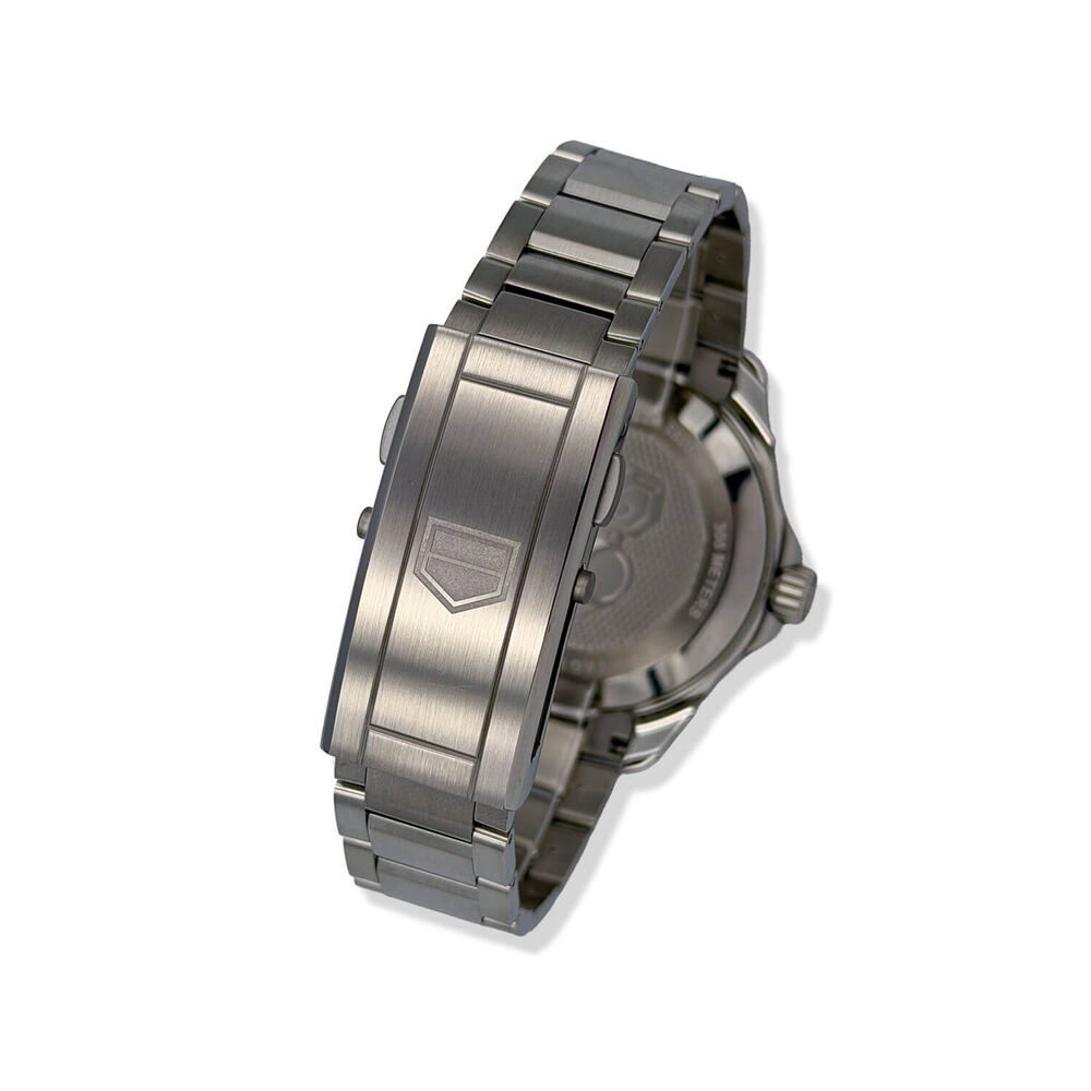 Pre-Owned TAG Heuer Aquaracer Professional 300 Date 43mm Black Dial Steel Bracelet Watch image number 2