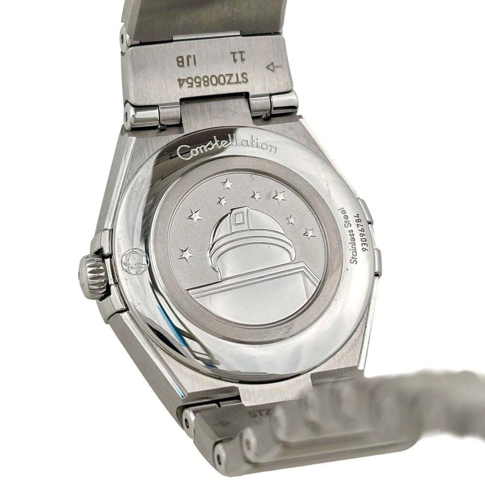 Pre-Owned OMEGA Constellation 28mm Silver Diamond Silk Dial Steel Bracelet Watch image number 3