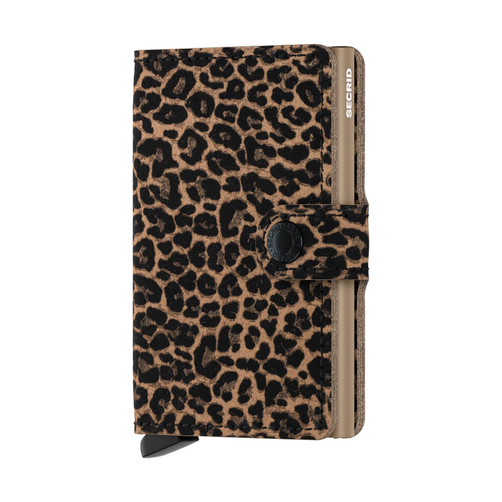 Secrid Flocked Print Leo Beige Miniwallet image number 0
