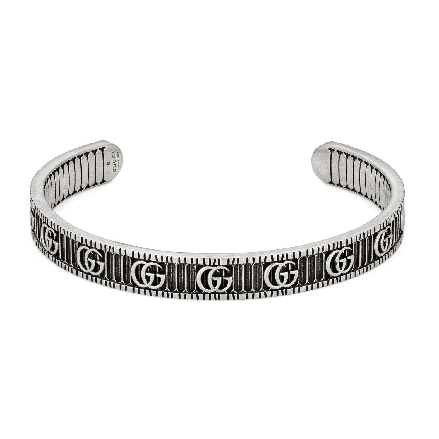 Gucci Marmont Double G Sterling Silver Bangle