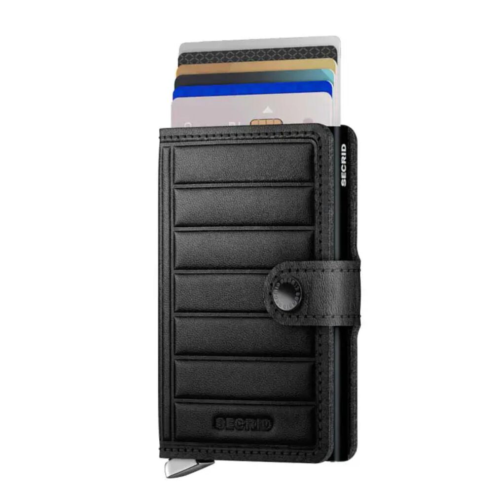 Secrid Emboss Lines Black Miniwallet image number 1