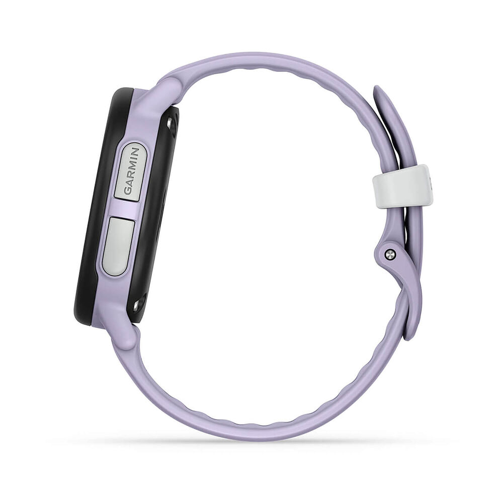 Garmin Bounce 2 43mm AMOLED Light Purple Silicone Strap Watch image number 4