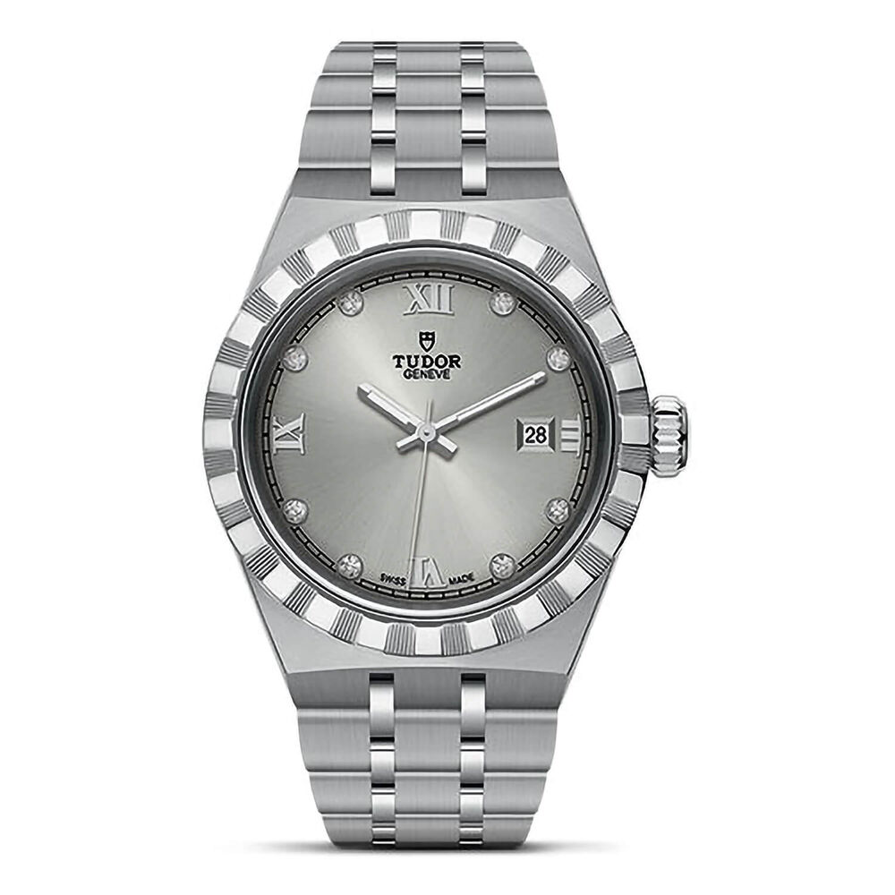 TUDOR Royal 28mm Silver Dial Bracelet Watch image number 0