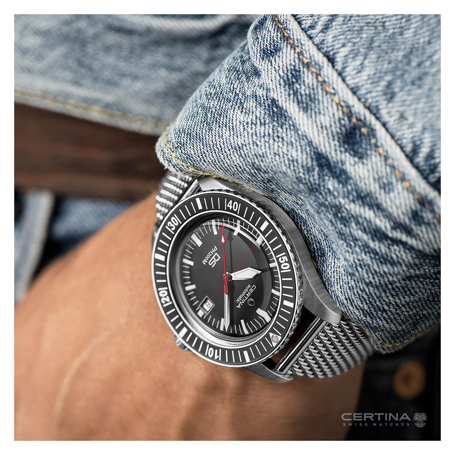 Certina ds ph200m mesh outlet bracelet