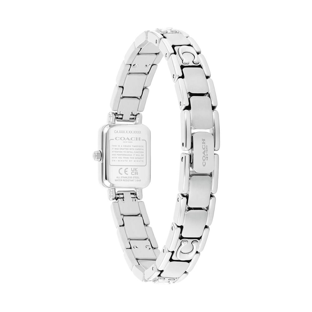 Coach Mara 15.5x19mm Silver Dial Stainless Steel Bracelet Watch