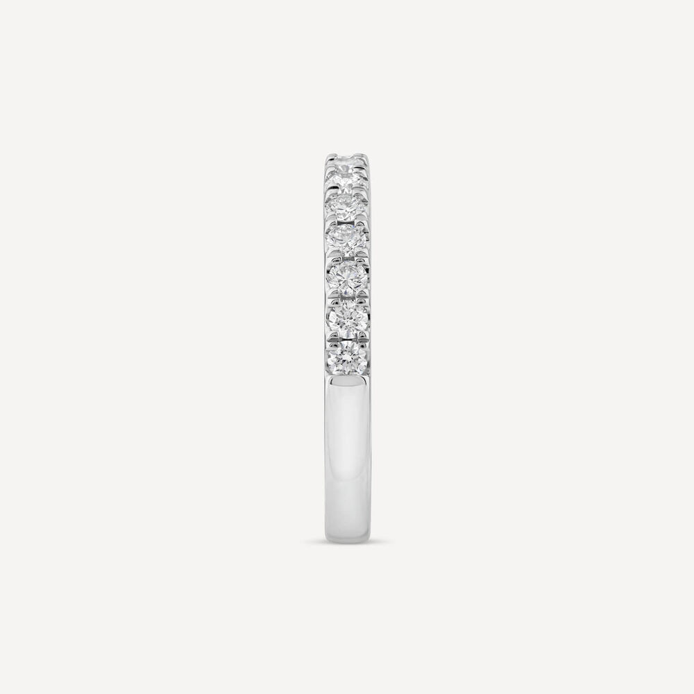 Born Platinum 0.40ct Lab Grown Split Claw Diamond Wedding Ring image number 3