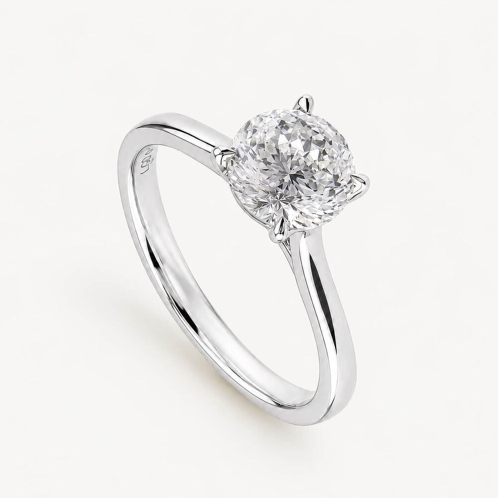 Born Nova Platinum 1.50ct Round Lab Grown Diamond Solitaire Ring