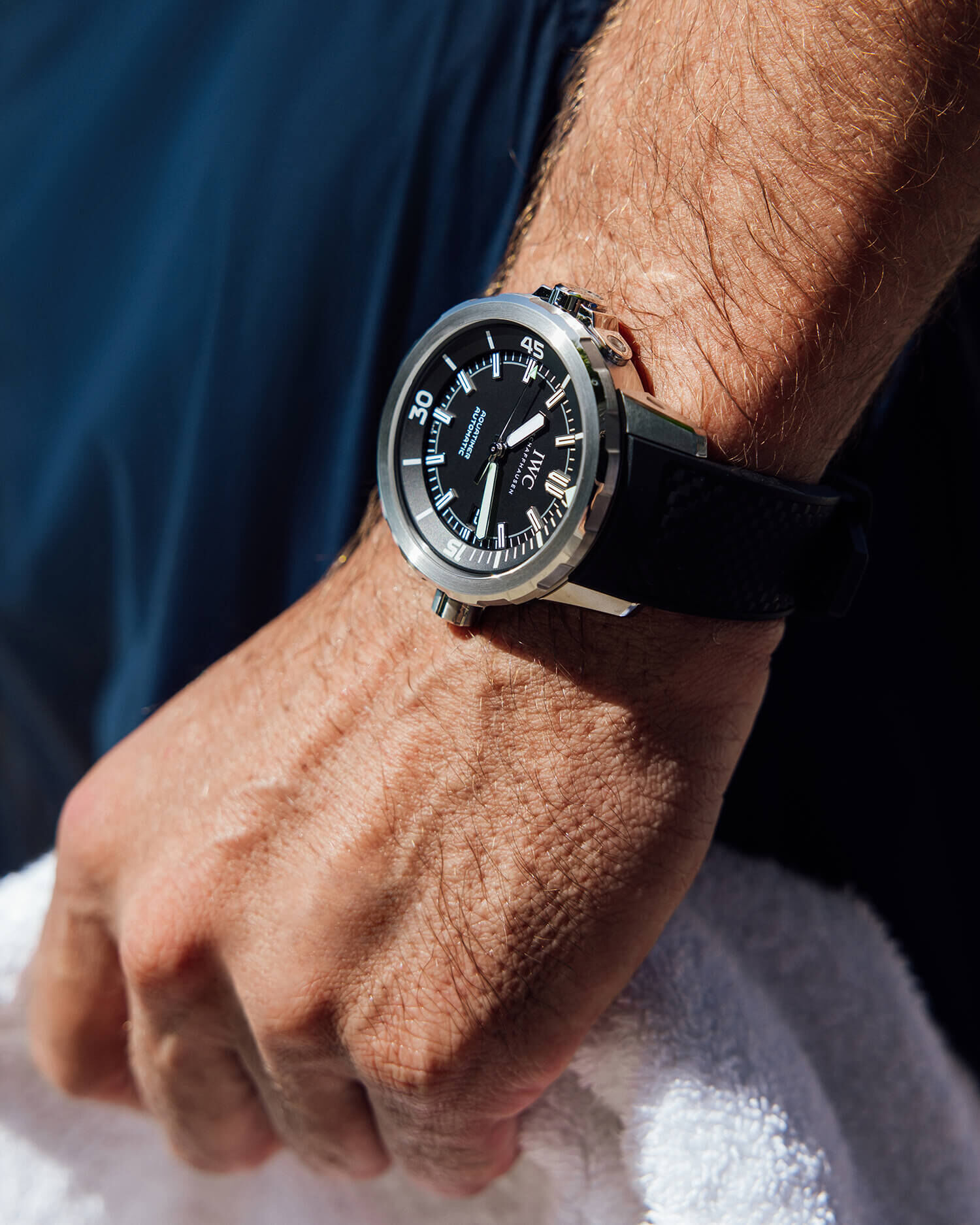 Iwc deals aquatimer black