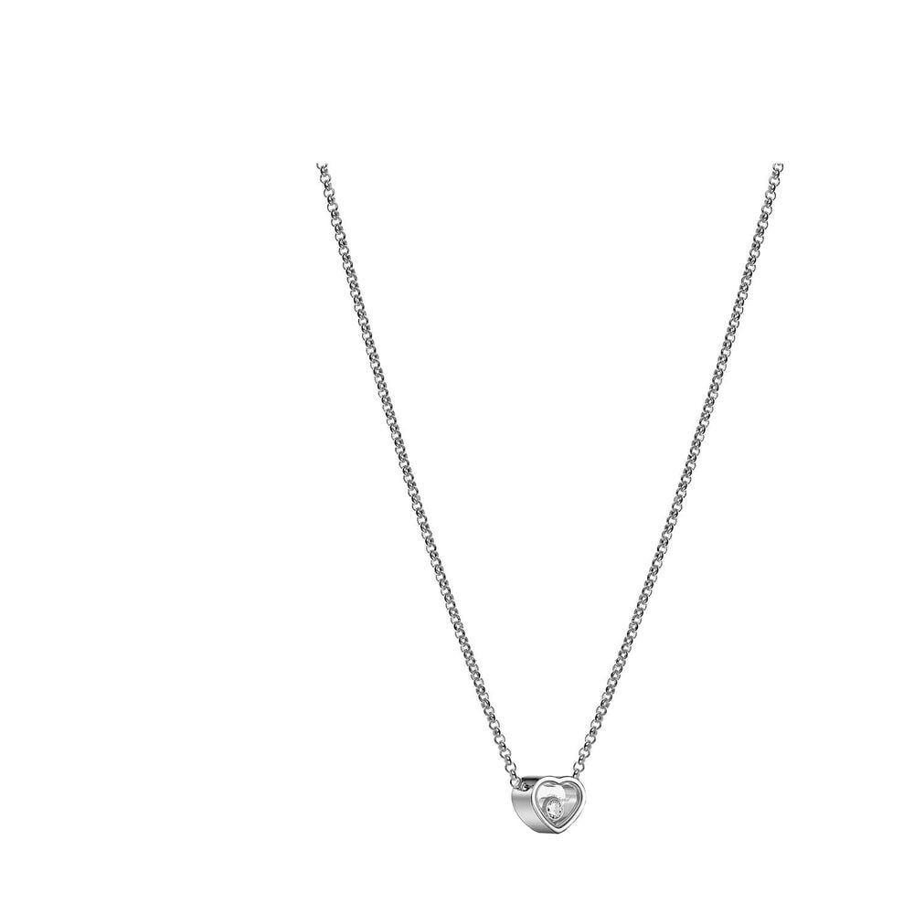 Chopard Happy Hearts 0.05ct Diamond 18ct White Gold Necklace