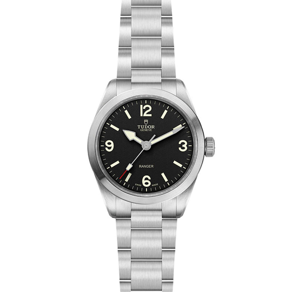 TUDOR Ranger 39mm Black Dial Steel Bracelet Watch image number 1