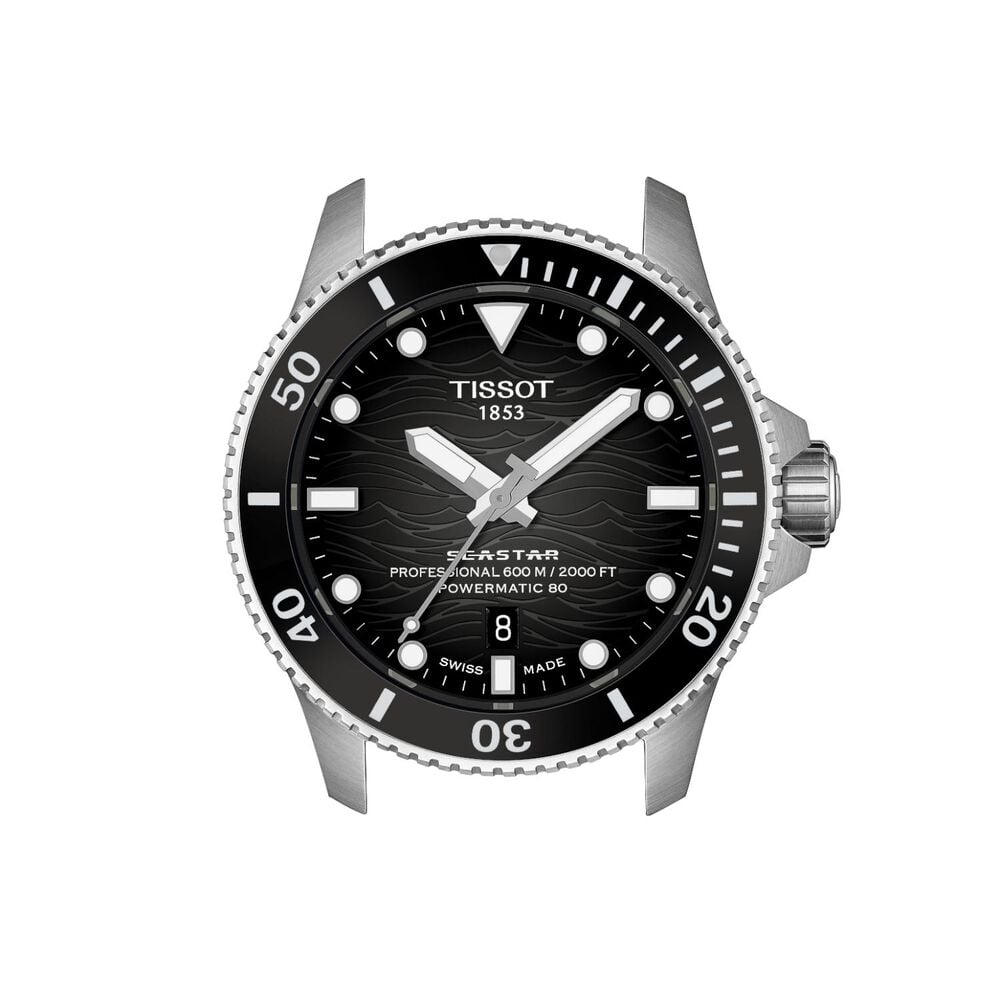Tissot Seastar 2000 44mm Grey Gradient Dial Steel Bracelet Watch