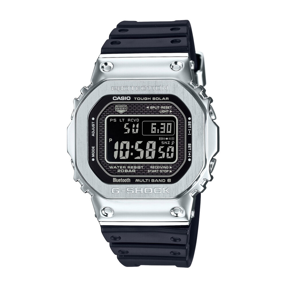 Casio G-Shock Steel & Black Rubber 49mm Men's Watch image number 0