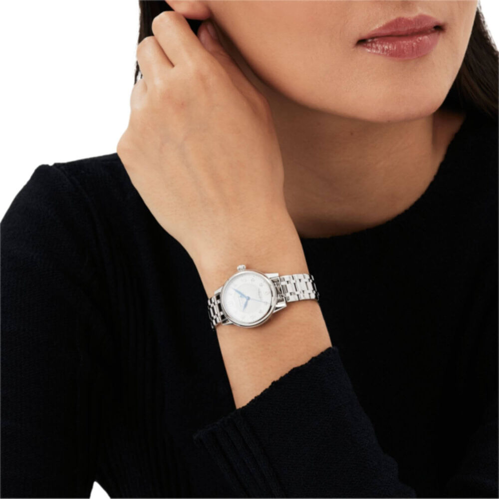 Montblanc Boheme 30mm Silver Dial Diamond Dot Bracelet Watch image number 4