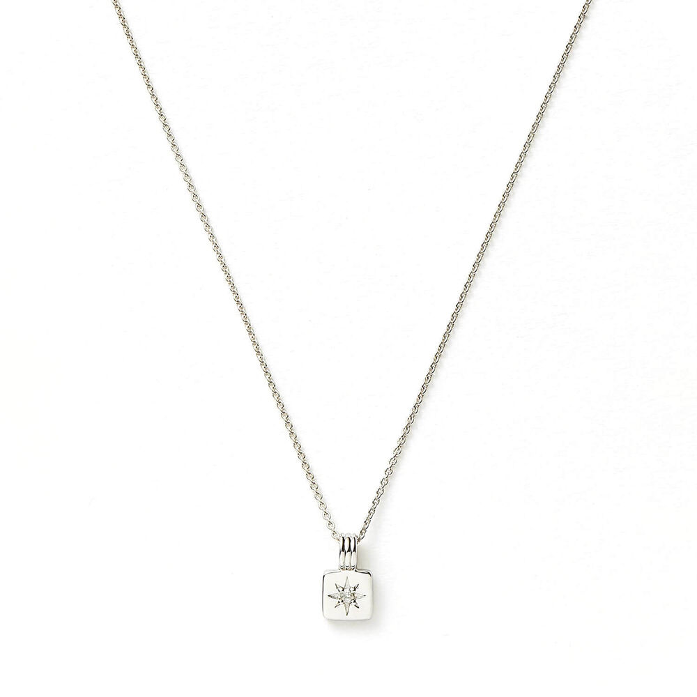 Missoma Sterling Silver Mini Star Ridge Pendant Necklace