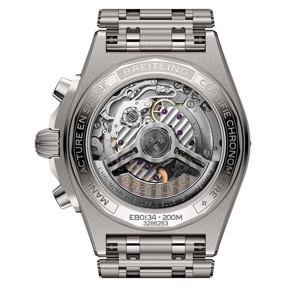 Breitling Chronomat B01 42mm Anthracite Dial Titanium Bracelet Watch image number 1