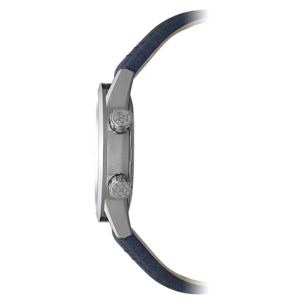 Raymond Weil Freelancer GMT 40.5mm Blue Dial Leather Strap Watch image number 1