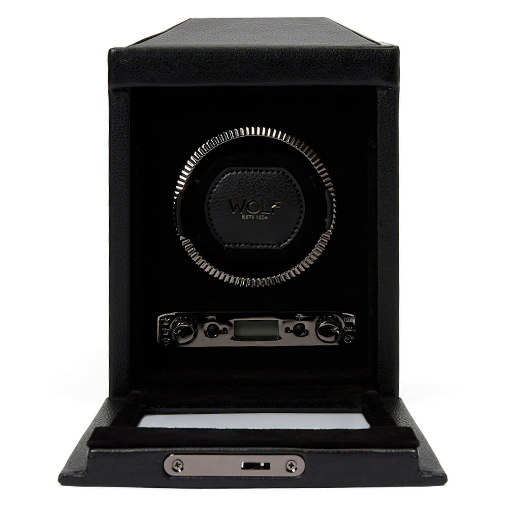 WOLF BRITISH RACING Single Black Watch Winder image number 3