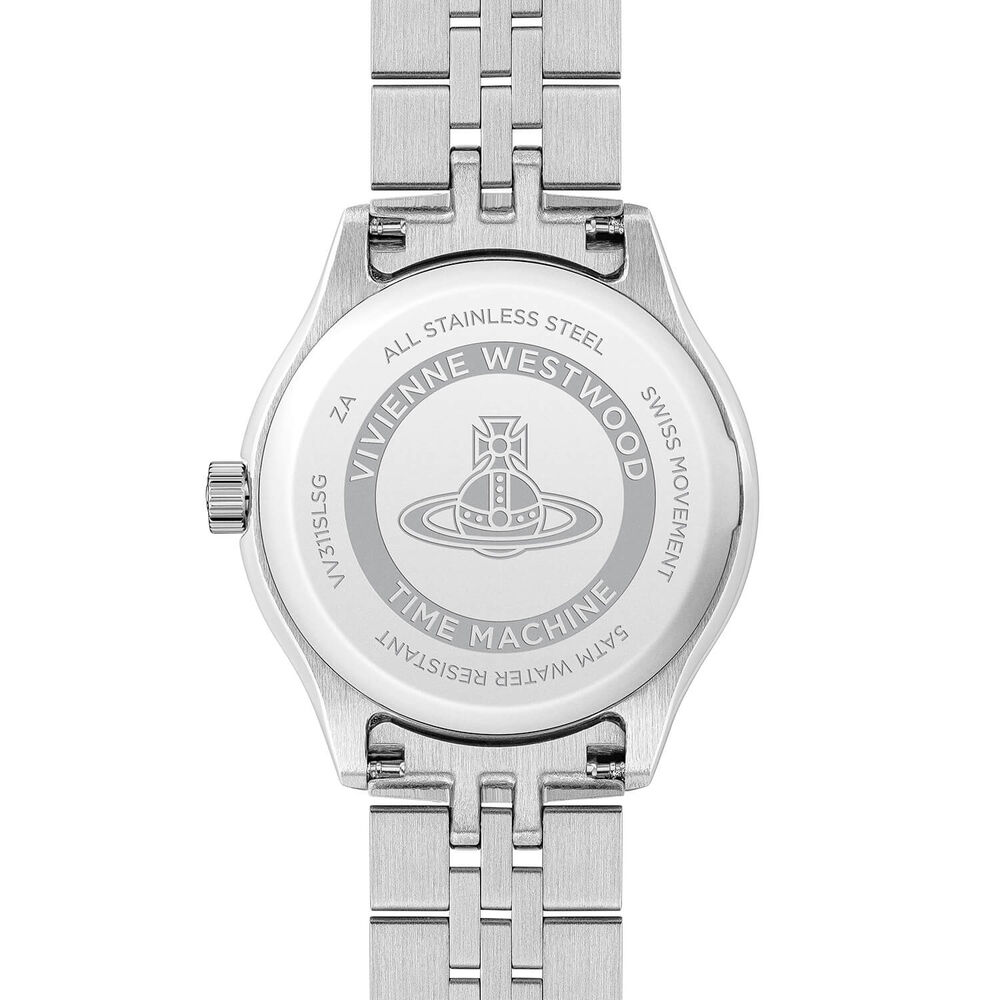 Vivienne Westwood Little Camberwell 29mm Silver Dial Two Tone Steel Bracelet Watch image number 4