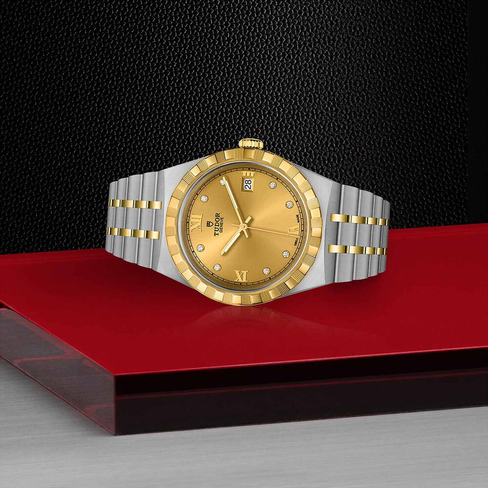 TUDOR Royal 38mm White Dial Bracelet Watch image number 2