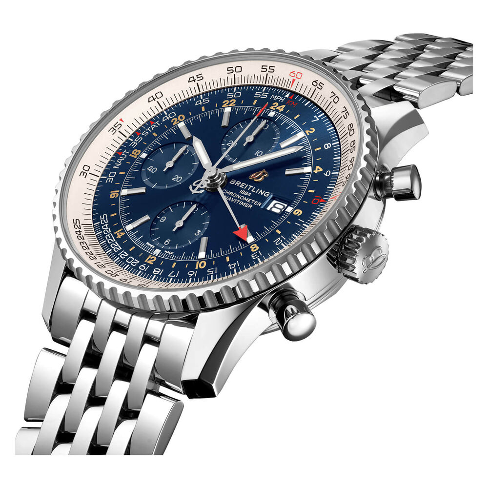 Breitling Navitimer Mens Selfwinding Mechanical Steel Strap Watch