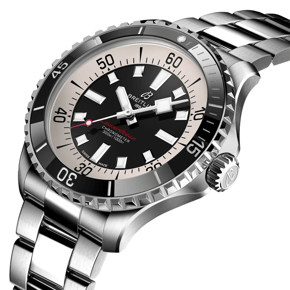 Breitling Superocean Automatic 42 Black Dial Bracelet Watch image number 2