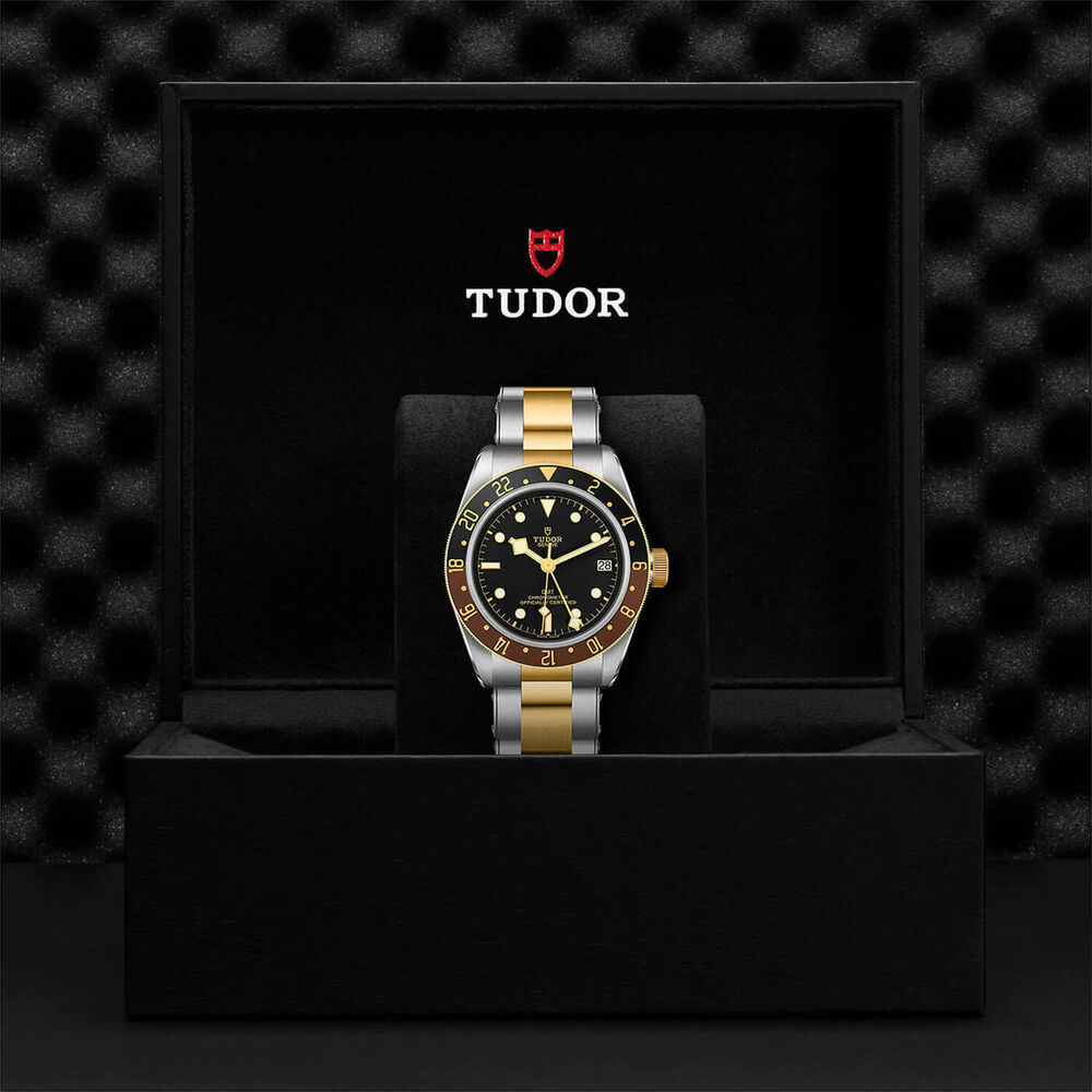 Tudor Black Bay GMT 41mm Automatic Steel Case Black Dial PVD Bracelet Watch image number 4