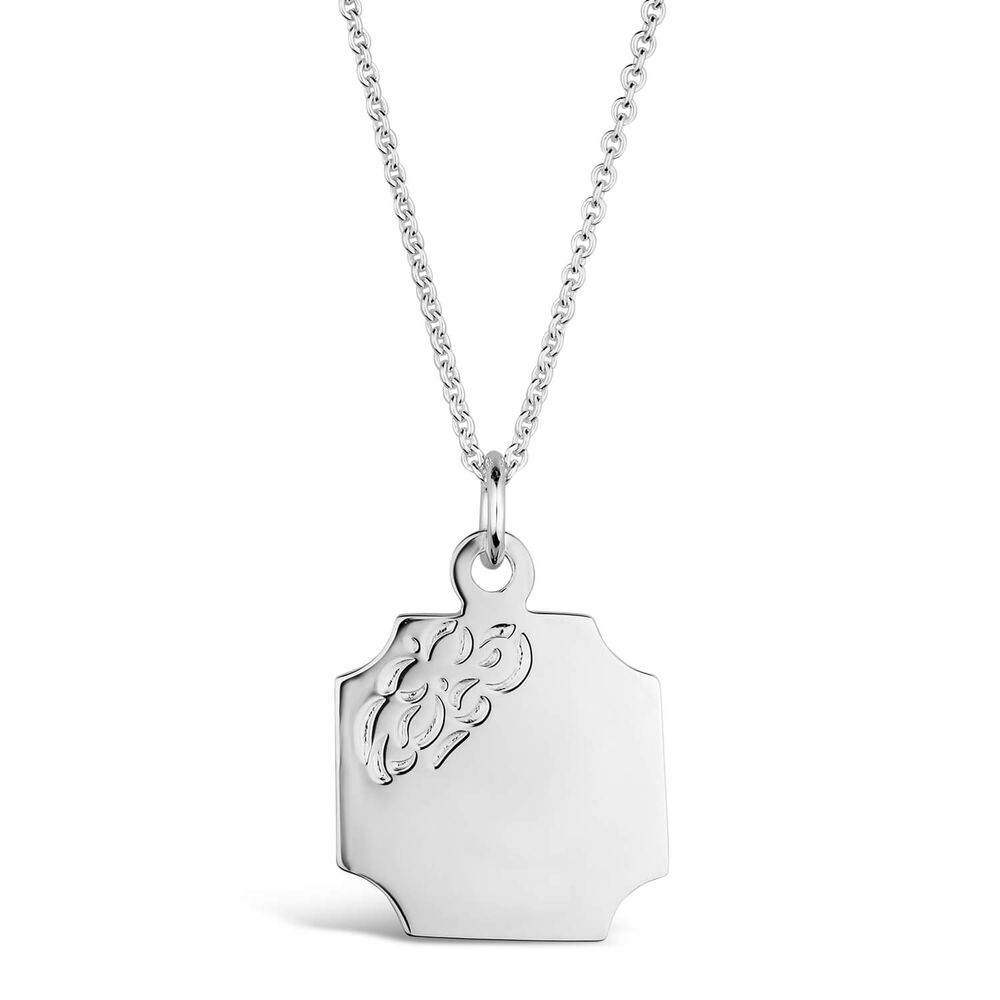 Sterling Silver Communion Medal (Chain Included) image number 2