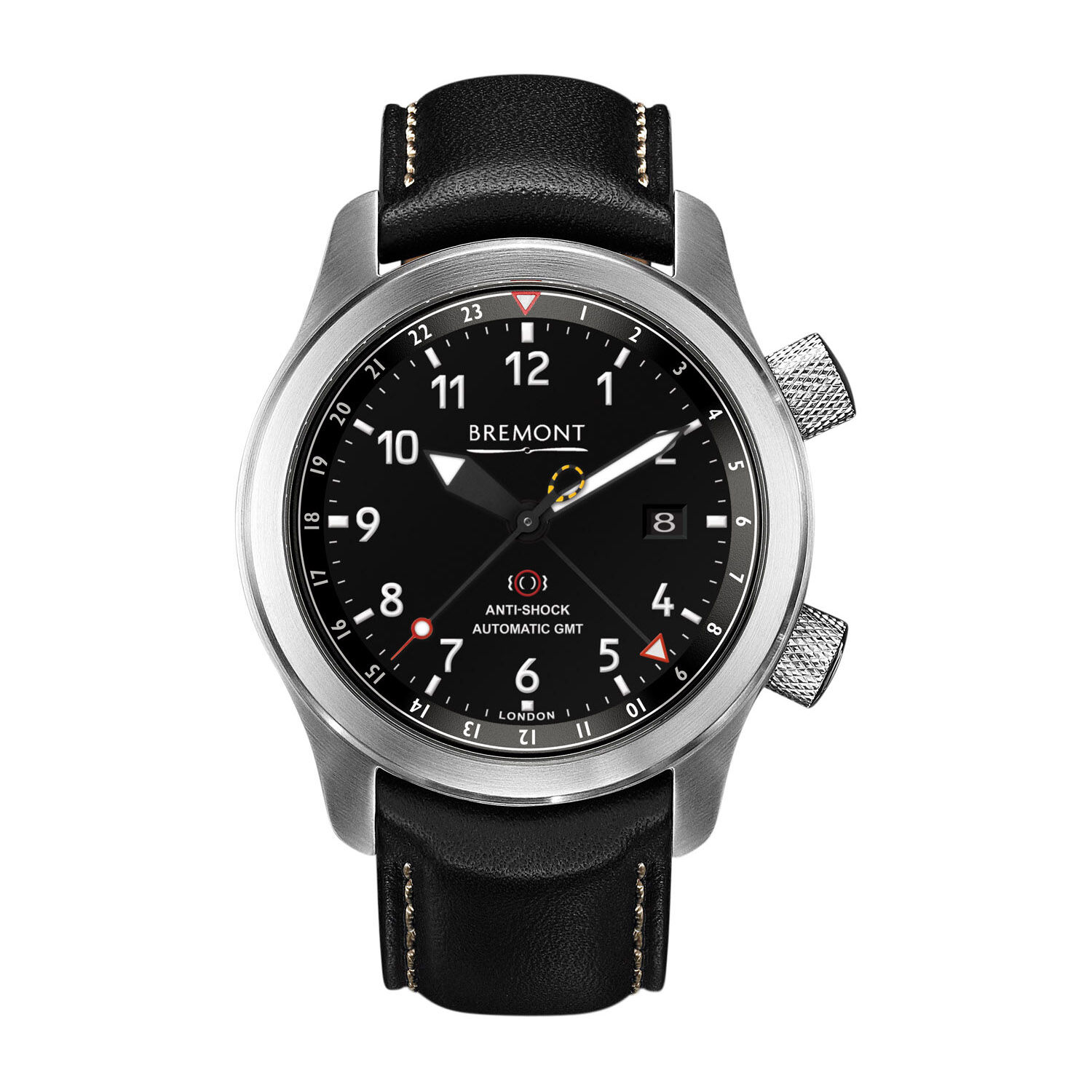 Bremont MB111 Martin Baker Steel Case with Bronze Black Strap Gents Watch