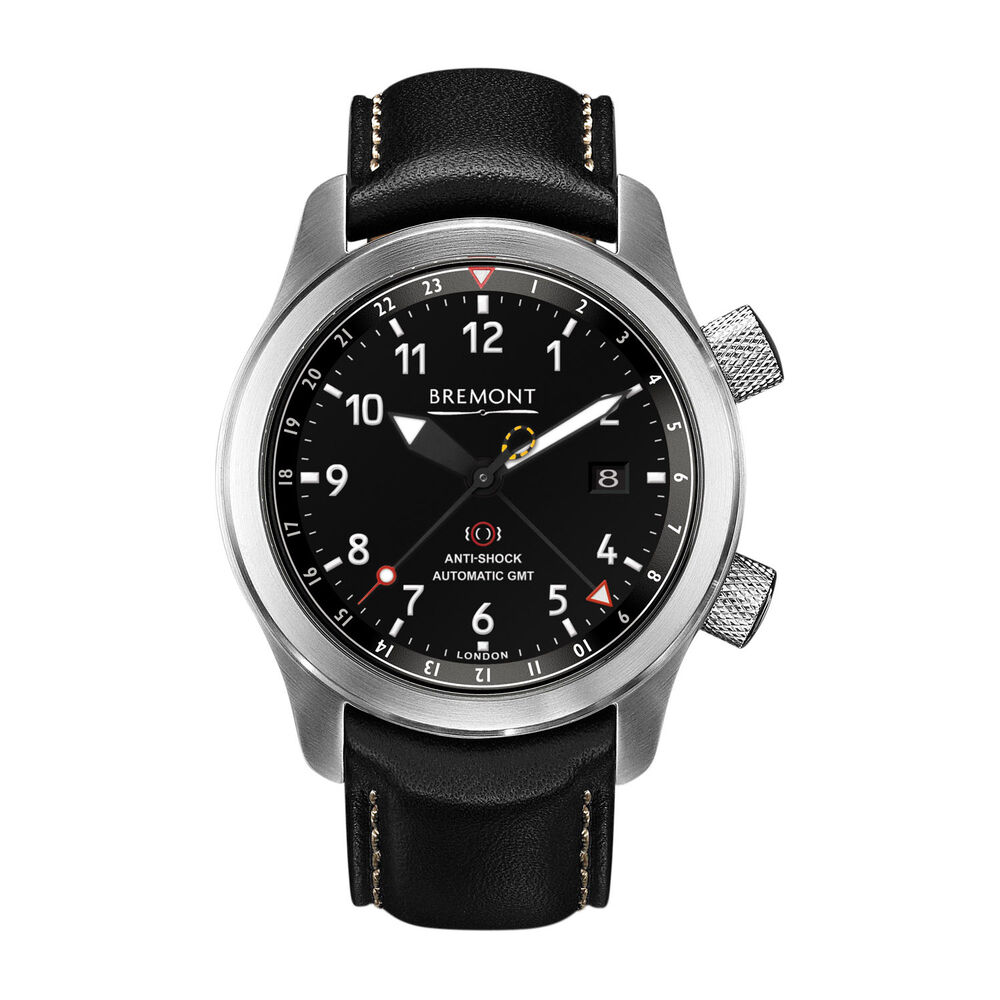 Bremont MB111 Martin Baker Steel Case with Bronze Black Strap Gents Watch image number 0