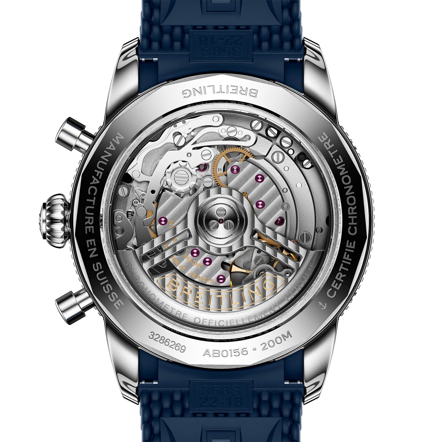 Breitling Superocean Heritage Chrono 42 Blue Rubber Watch