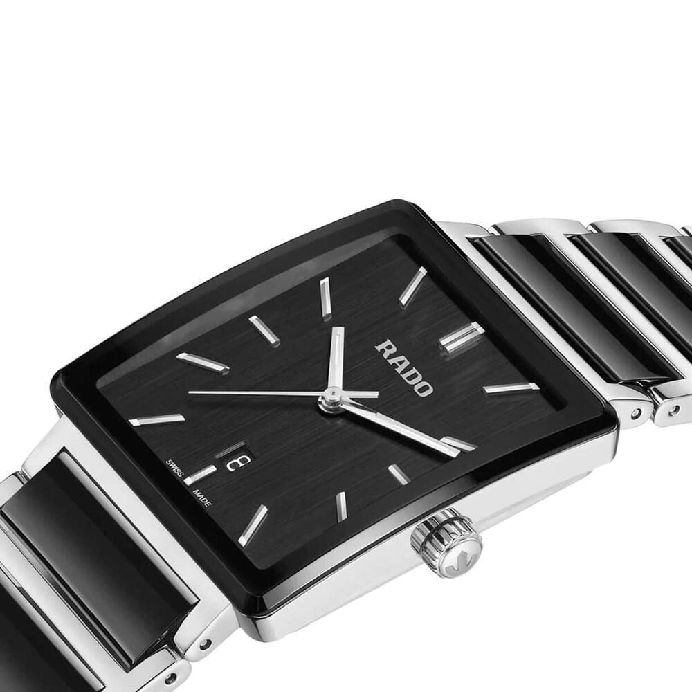 Rado Integral 31.5mm Black Dial Ceramic & Steel Bracelet Watch