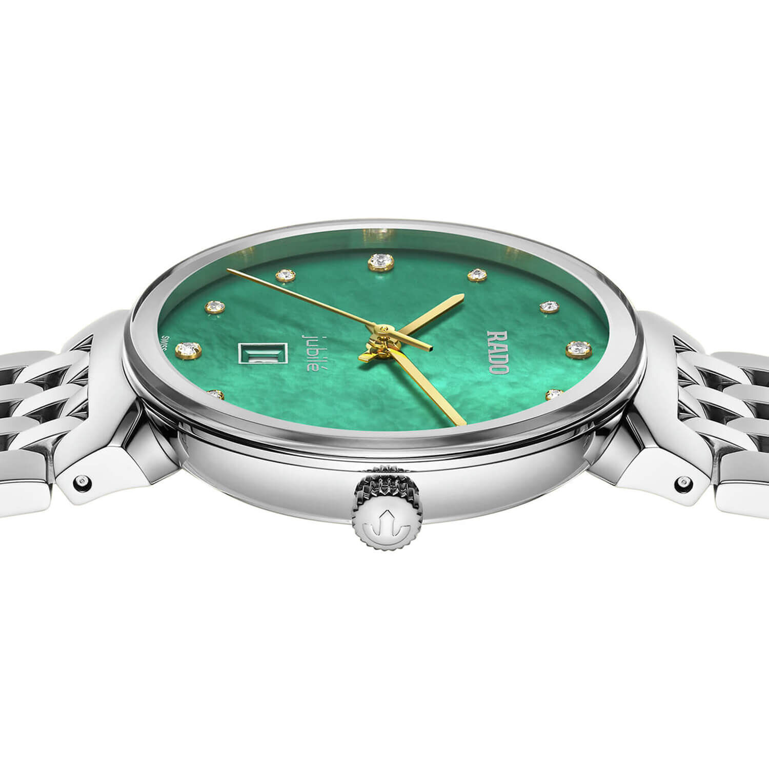 Rado Florence Diamonds 30mm MOP Green Diamond Bracelet Watch