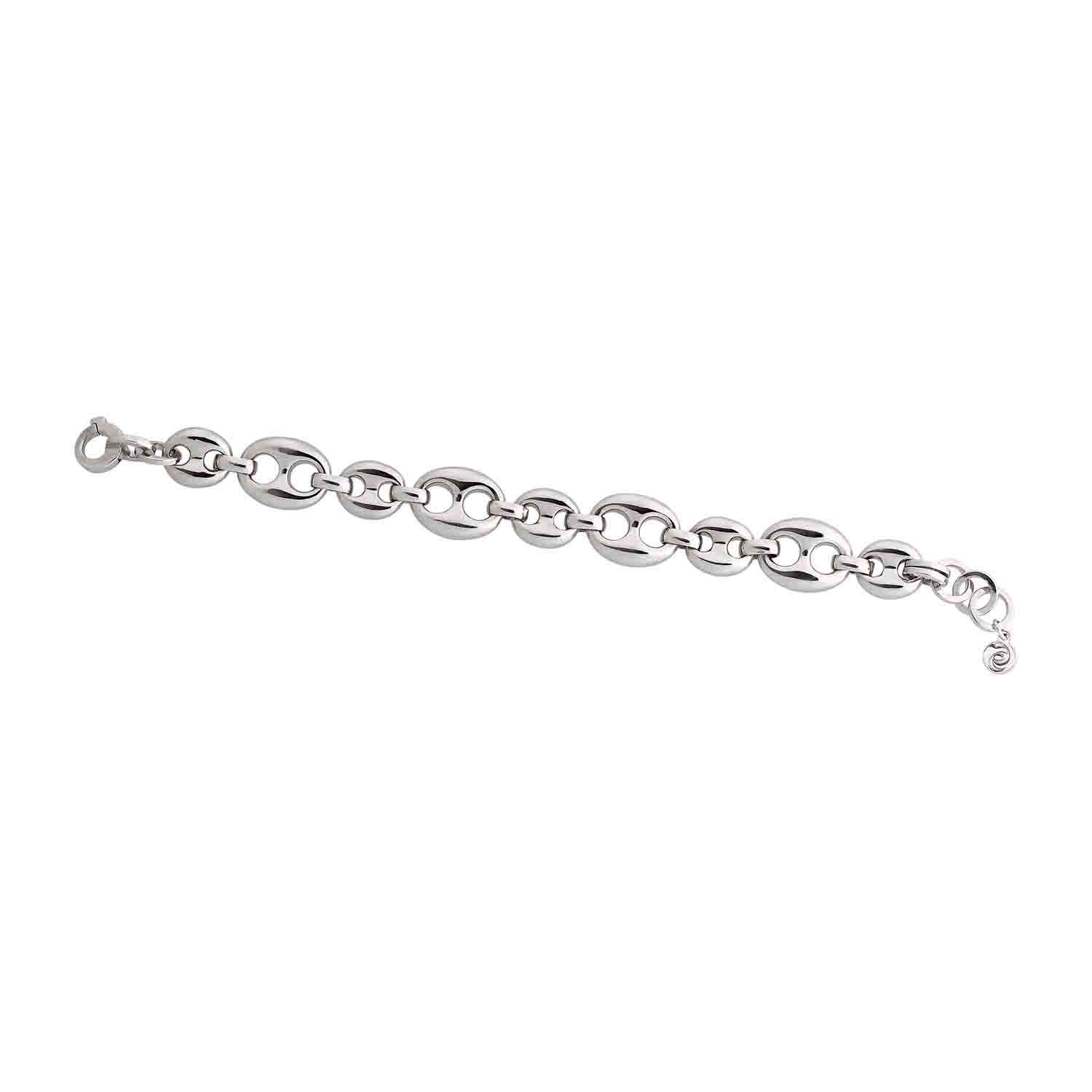Eclat Icon Showcase Sterling Silver Ladies Bracelet Medium at