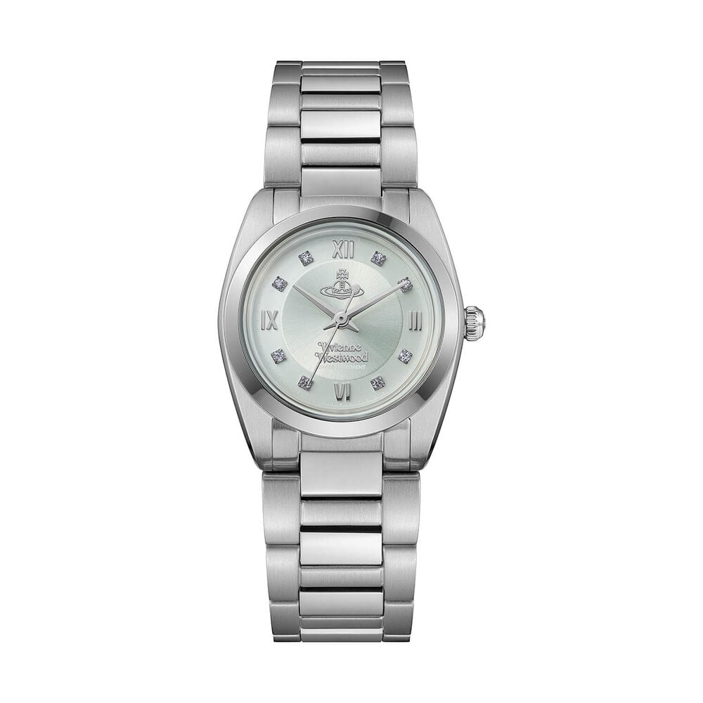 Vivienne Westwood Tavistock 28mm Pale Green Dial Steel Bracelet Watch