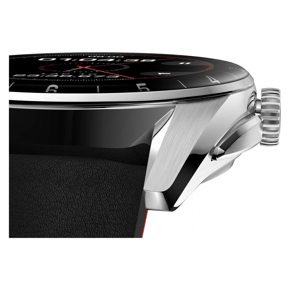 TAG Heuer Connected Calibre E4 42mm Touch Screen Black Rubber Strap Watch image number 2