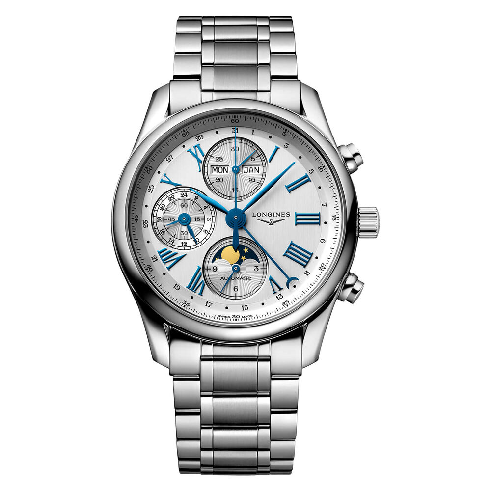 Longines Master Collection 40mm Silver Dial Stainless Steel Bracelet Watch