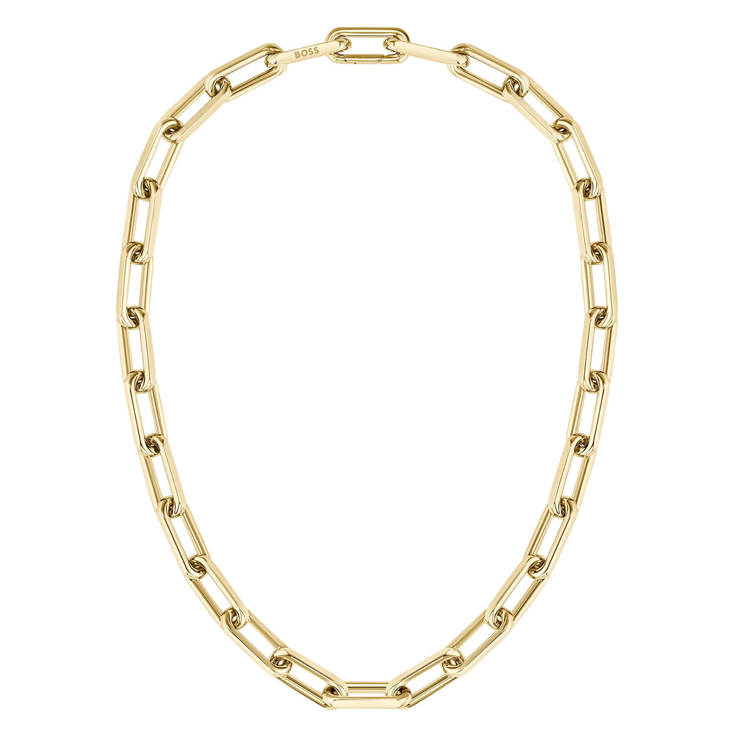 Yellow stainless steel chain outlet