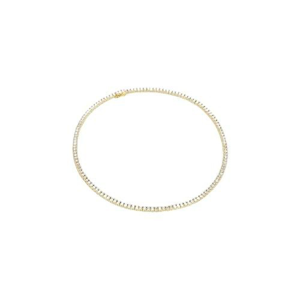 CARAT* London Prudence Cubic Zirconia 18k Gold Vermeil Necklace