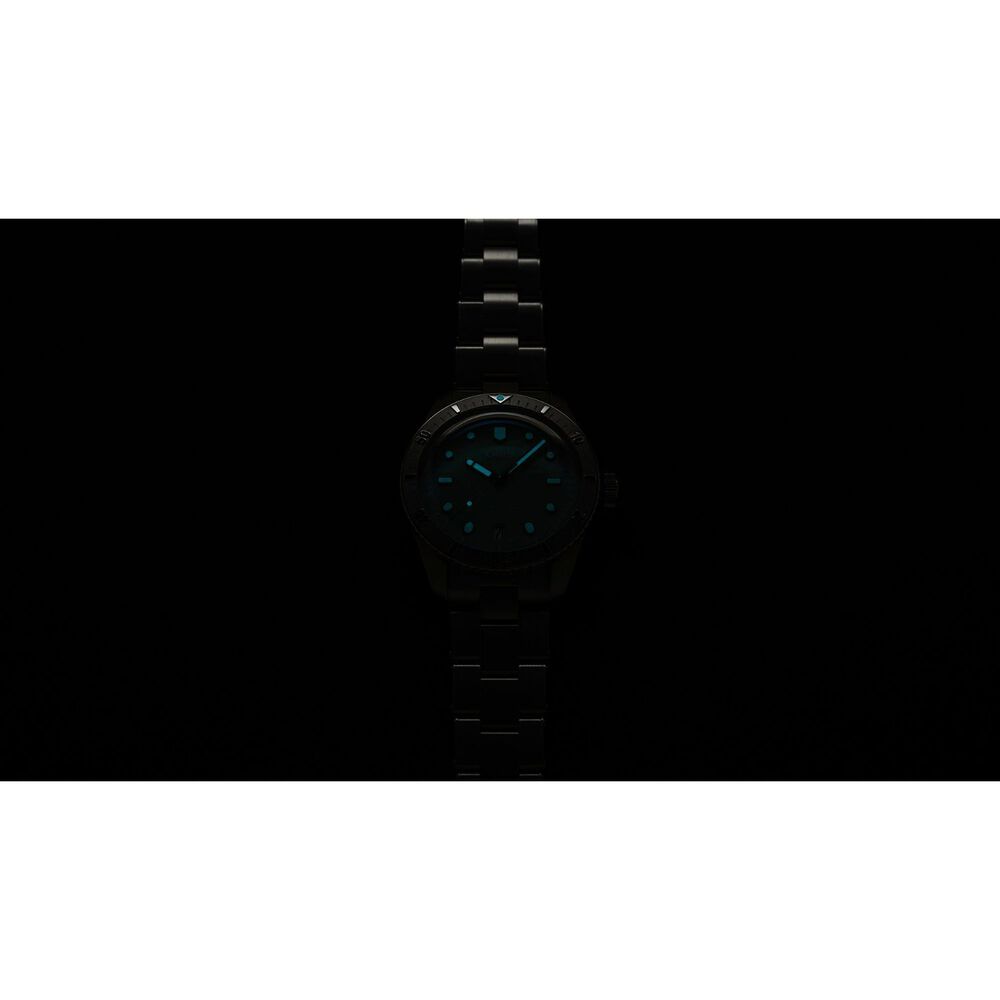 Pre-Owned Divers Sixty-Five &lsquo;Cotton Candy&rsquo; 38mm Green Dial Steel Bracelet Watch